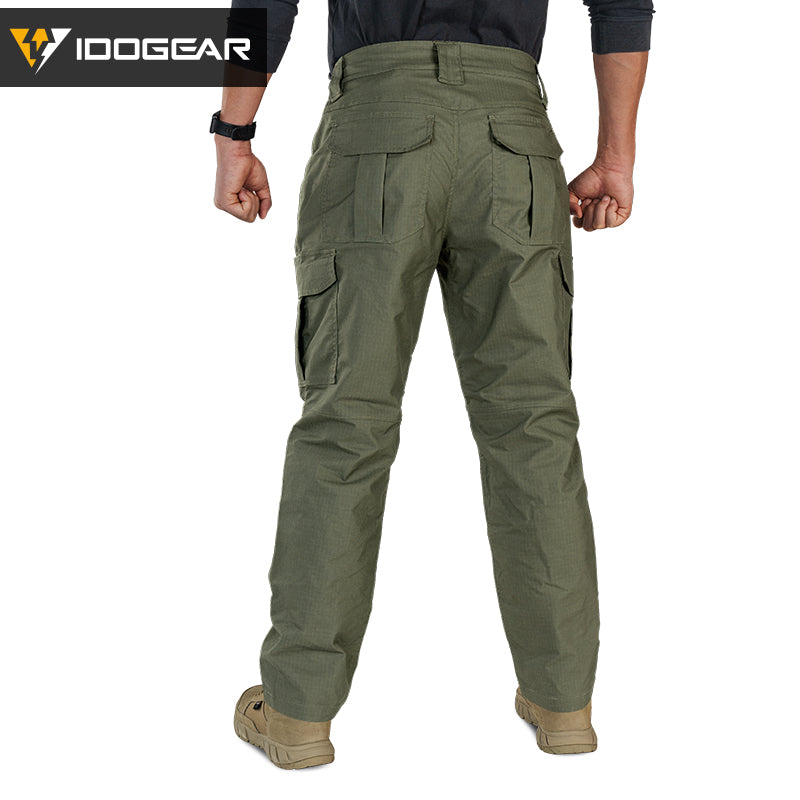 IDOGEAR BSR Flex Tactical Pants Men's Cargo Trousers For Airsoft, Military Combat Pants 3213