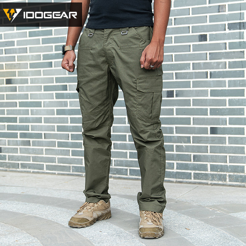 IDOGEAR BSR Flex Tactical Pants Men's Cargo Trousers For Airsoft, Military Combat Pants 3213