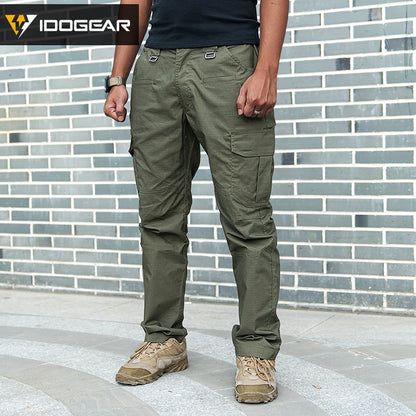 IDOGEAR BSR Flex Tactical Pants Men's Cargo Trousers For Airsoft, Military Combat Pants 3213