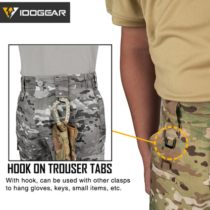 IDOGEAR BSR Flex Tactical Pants Men's Cargo Trousers For Airsoft, Military Combat Pants 3213