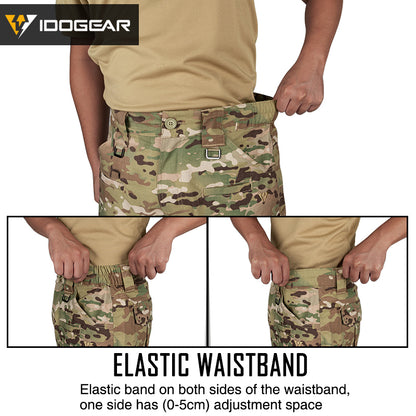 IDOGEAR BSR Flex Tactical Pants Men's Cargo Trousers For Airsoft, Military Combat Pants 3213