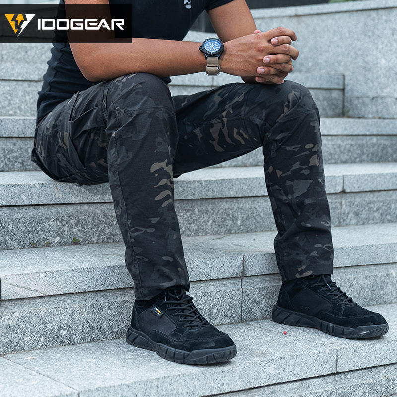 IDOGEAR BSR Flex Tactical Pants Men's Cargo Trousers For Airsoft, Military Combat Pants 3213