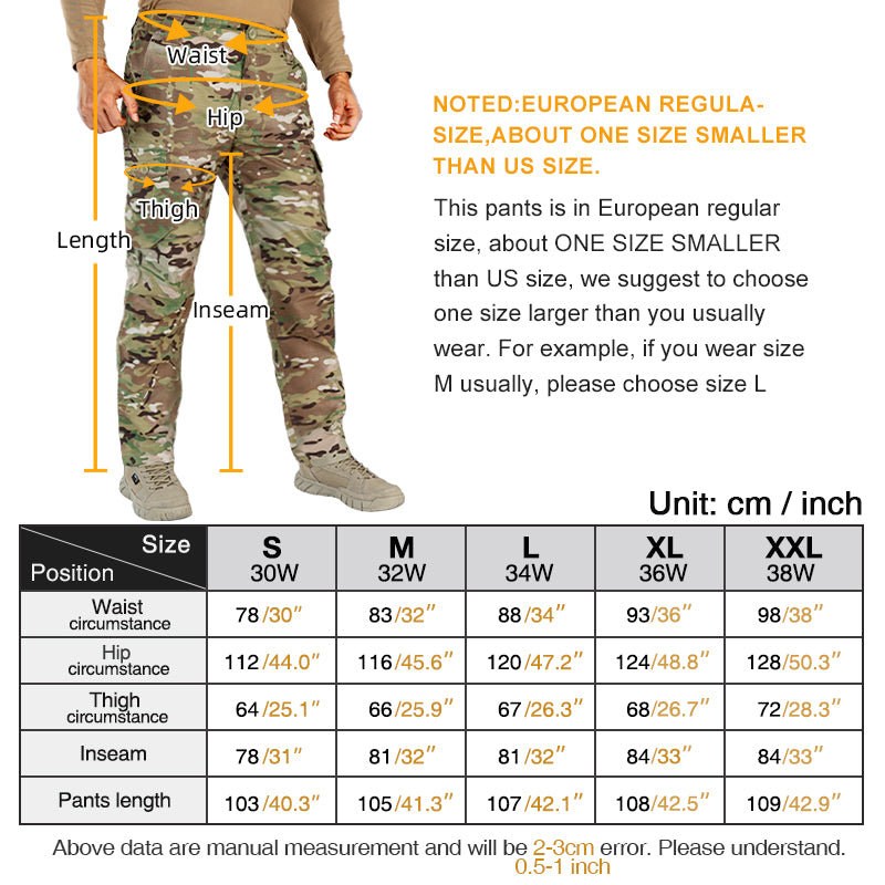 IDOGEAR EDW Flex Tactical Pants With Large Pockets Men's Cargo Combat Pants  3214
