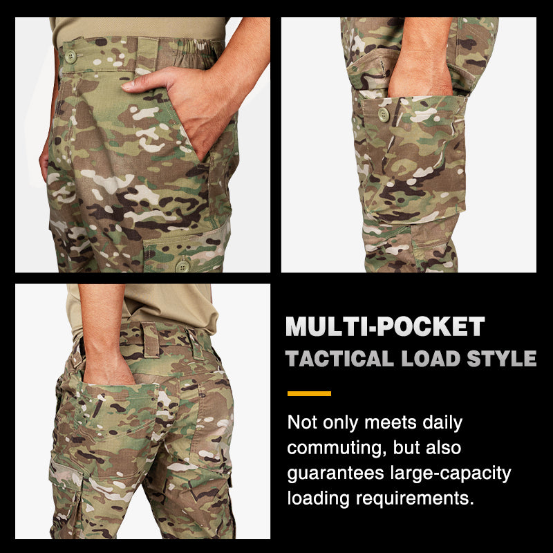 IDOGEAR EDW Flex Tactical Pants With Large Pockets Men's Cargo Combat Pants  3214