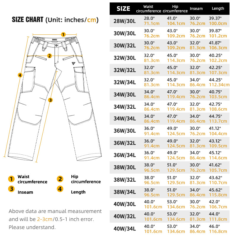IDOGEAR Men's Cargo Pants Stretch Lightweight Work Pants Water Resistant Ripstop for Business Casual Style 3216