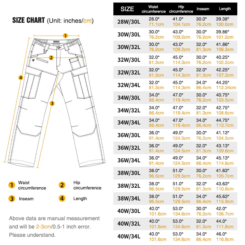 IDOGEAR Men's JF Flex Cargo Pants Tear Resistant Water‑Repellent Stretch Pants Outdoor Training 3217