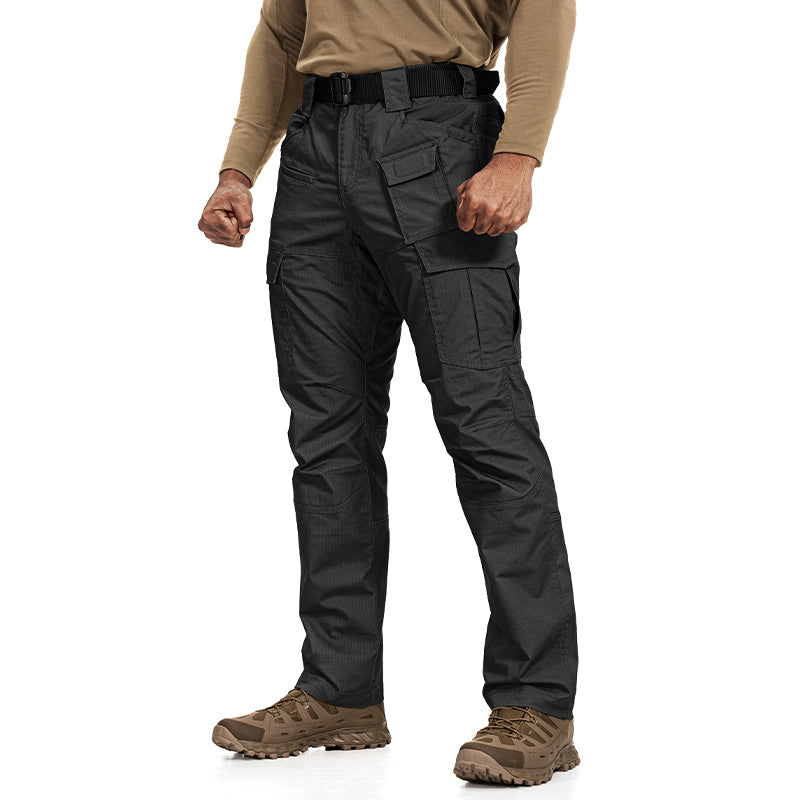 IDOGEAR Men's JF Flex Cargo Pants Tear Resistant Water‑Repellent Stretch Pants Outdoor Training 3217