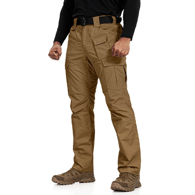 IDOGEAR Men's JF Flex Cargo Pants Tear Resistant Water‑Repellent Stretch Pants Outdoor Training 3217