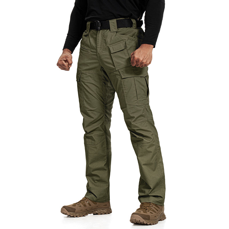 IDOGEAR Men's JF Flex Cargo Pants Tear Resistant Water‑Repellent Stretch Pants Outdoor Training 3217
