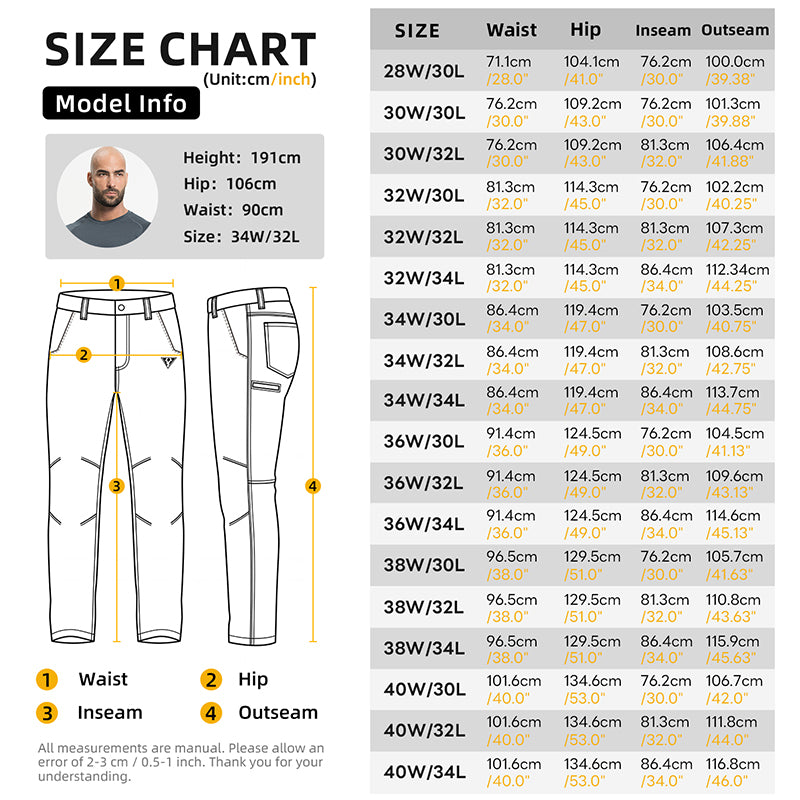 IDOGEAR Cargo IP3 Pants Water Resistant Stretch Ripstop Elastic Wais for Duty Daily 3219