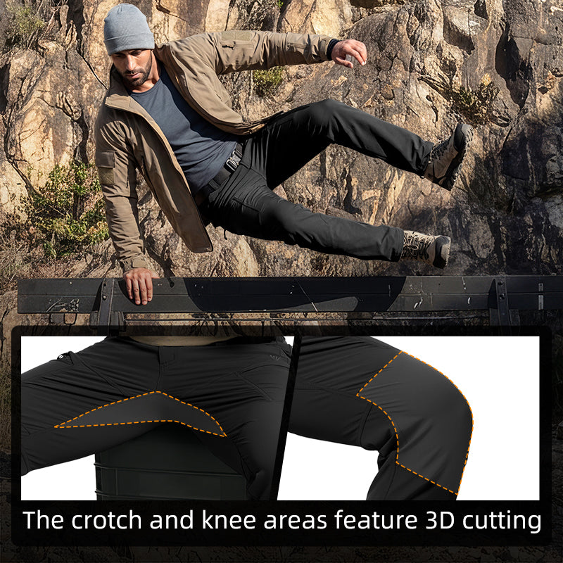 IDOGEAR IP4 Elastic Cargo Pants Water Repellent Ripstop Lightweight Work Pants 3220
