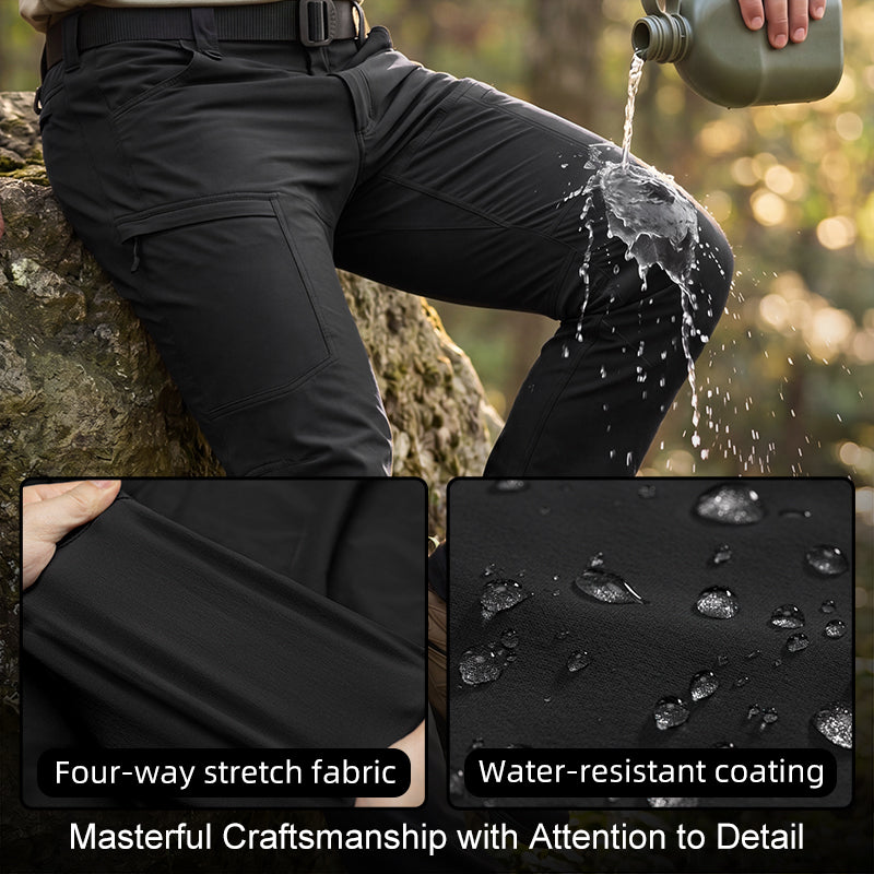 IDOGEAR IP4 Elastic Cargo Pants Water Repellent Ripstop Lightweight Work Pants 3220