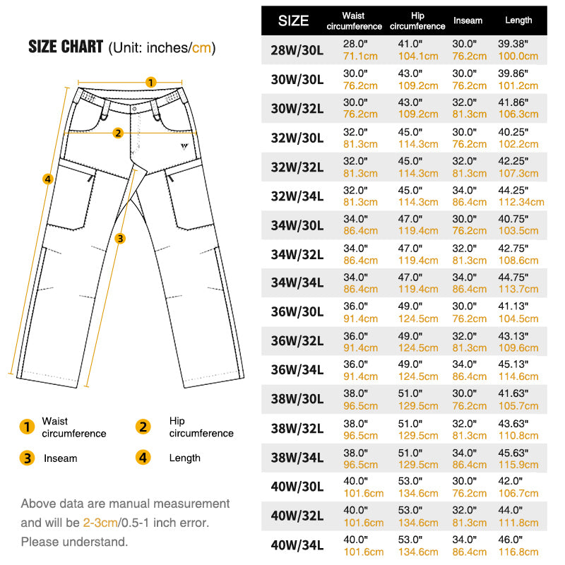 IDOGEAR IP4 Elastic Cargo Pants Water Repellent Ripstop Lightweight Work Pants 3220