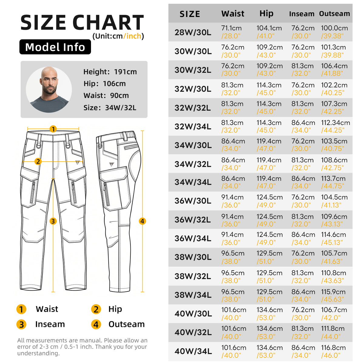 IDOGEAR Flex Pants IP5 Water Repellent Ripstop Water-Resistant Cargo Pants for Duty Sports 3221