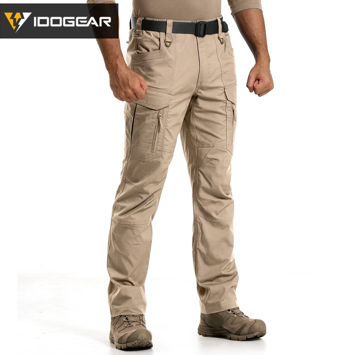 IDOGEAR Flex Pants IP5 Water Repellent Ripstop Water-Resistant Cargo Pants for Duty Sports 3221