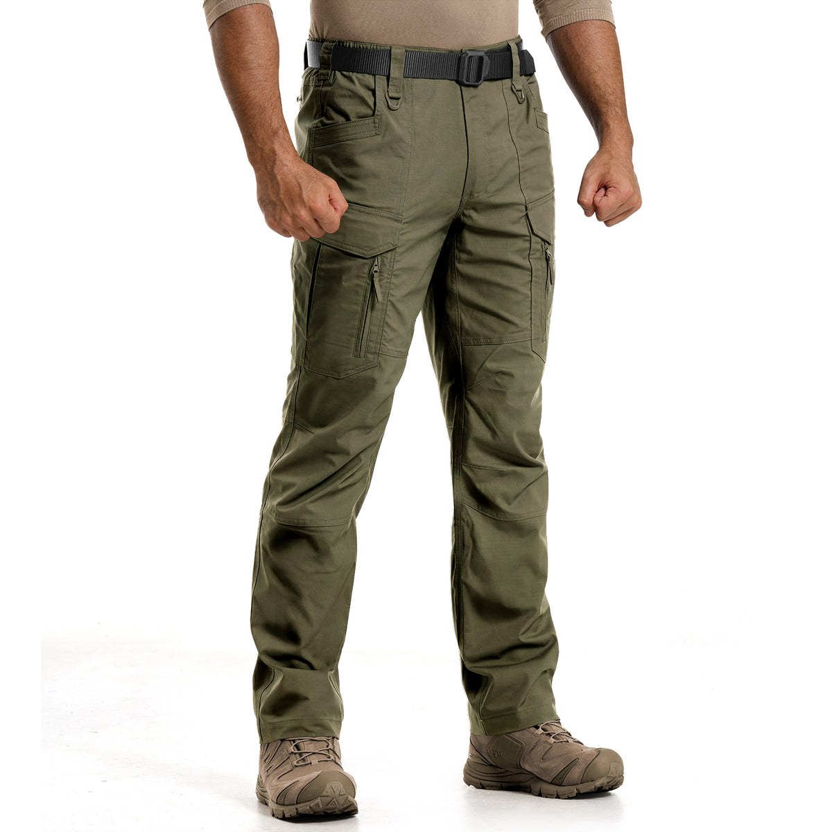 IDOGEAR Flex Pants IP5 Water Repellent Ripstop Water-Resistant Cargo Pants for Duty Sports 3221