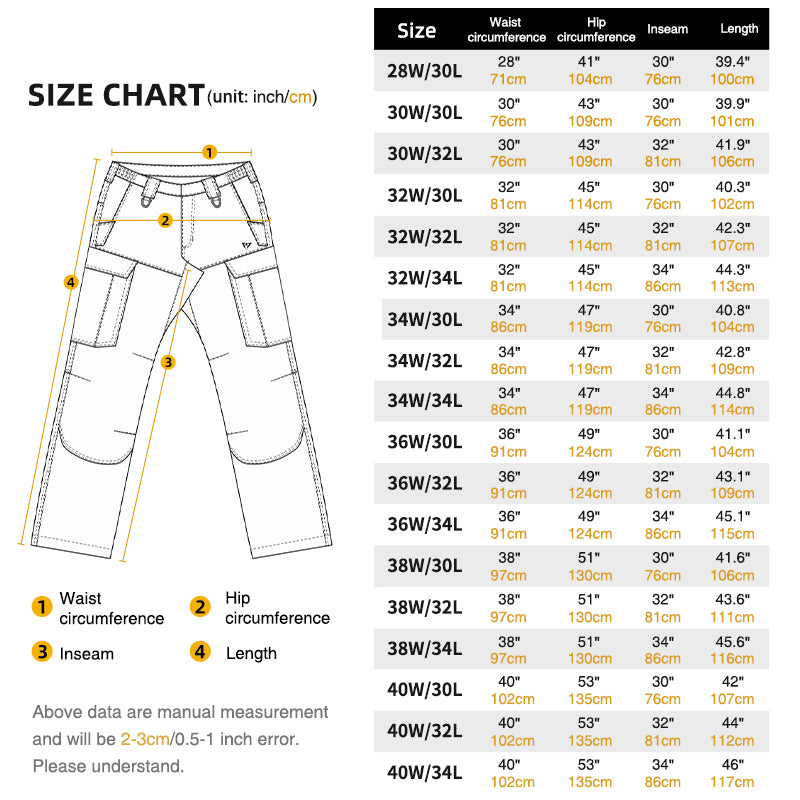 IDOGEAR Men's Cargo Pants Ripstop Multi-Pocket Water Resistant Stretch Outdoor Work 3222