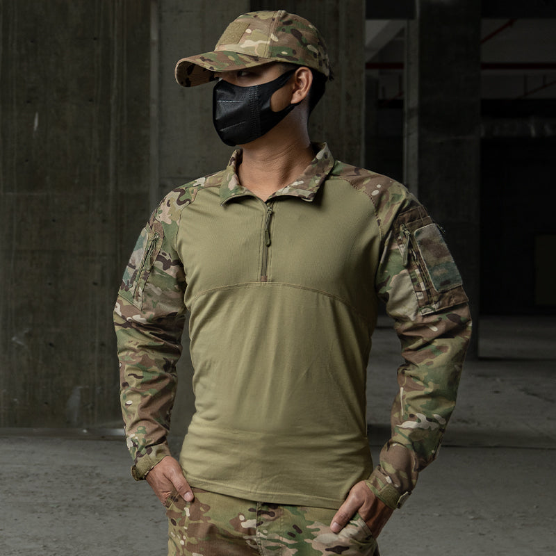 IDOGEAR BSR Tactical Shirt BDU Combat Clothes With Elbow Pads Slight elasticity Shirt Breathable 3115
