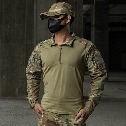 IDOGEAR BSR Tactical Shirt BDU Combat Clothes With Elbow Pads Slight elasticity Shirt Breathable 3115