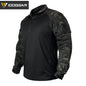IDOGEAR UFS Tactical Shirt BDU Combat Clothes With Elbow Pads with Arm Big Pockets Slight Elasticity Shirt Breathable Top 3116