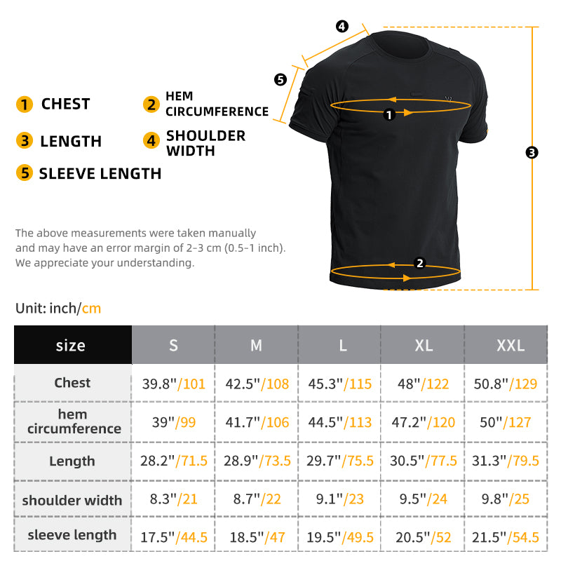 IDOGEAR Men's Stretch Short Sleeve Shirt 3D Tailored Outdoor Top for Daily Wear 3122