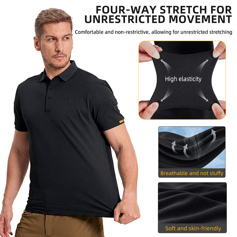 IDOGEAR Outdoor Short Sleeve Shirt Moisture Wicking Quick Dry Breathable Soft 3123