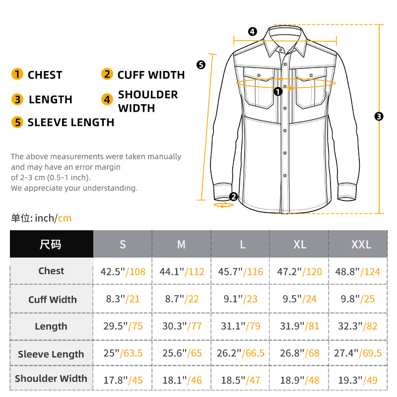 IDOGEAR Men's Long Sleeve Work Shirt with Convertible Roll‑Up Sleeve Breathable Ripstop Casual Shirt 3124