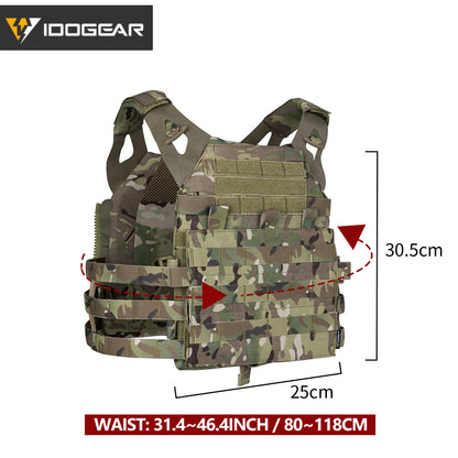 IDOGEAR Tactical JPC 2 Vest Jumper Plate Carrier JPC 2.0 Tactical Molle Hunting Plate Carrier 3312