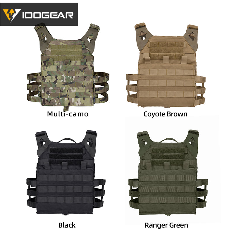 IDOGEAR Tactical JPC 2 Vest Jumper Plate Carrier JPC 2.0 Tactical Molle Hunting Plate Carrier 3312