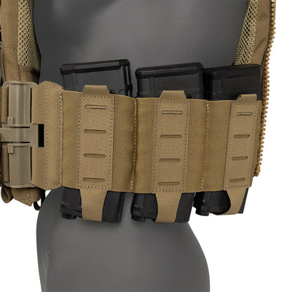 IDOGEAR LSR 500D Tactical Vest Training With Elastic Sides Combat Vest Quick Release Laser Cut Military Plate Carrier 3318