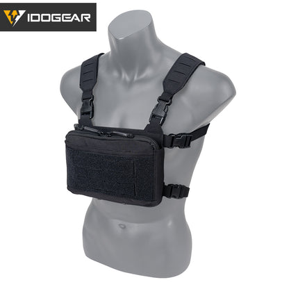 IDOGEAR Tactical KGR Chest Rig Multicam Lightweight Genuine Airsoft Chest Bags 3319
