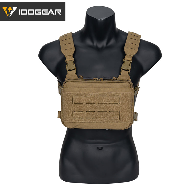 IDOGEAR Tactical KGR Chest Rig Multicam Lightweight Genuine Airsoft Chest Bags 3319