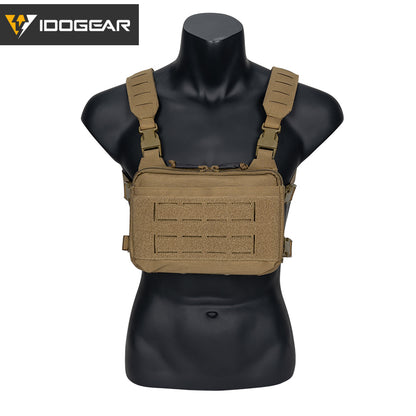 IDOGEAR Tactical KGR Chest Rig Multicam Lightweight Genuine Airsoft Chest Bags 3319
