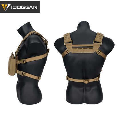 IDOGEAR Tactical KGR Chest Rig Multicam Lightweight Genuine Airsoft Chest Bags 3319