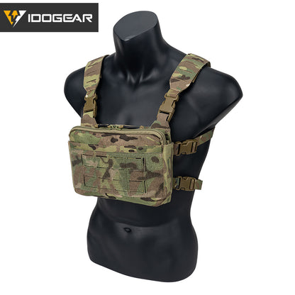 IDOGEAR Tactical KGR Chest Rig Multicam Lightweight Genuine Airsoft Chest Bags 3319