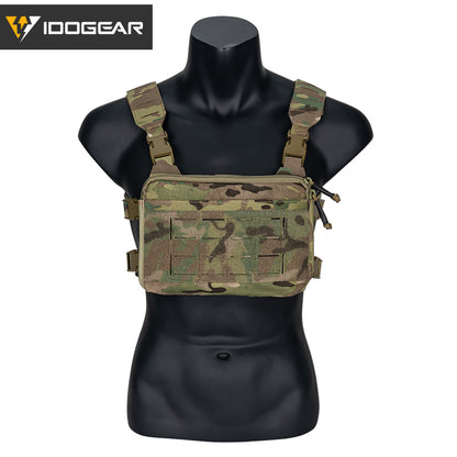 IDOGEAR Tactical KGR Chest Rig Multicam Lightweight Genuine Airsoft Chest Bags 3319