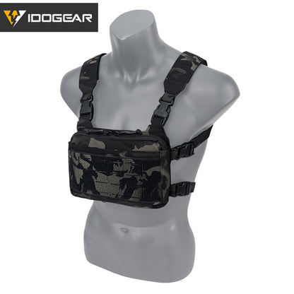 IDOGEAR Tactical KGR Chest Rig Multicam Lightweight Genuine Airsoft Chest Bags 3319