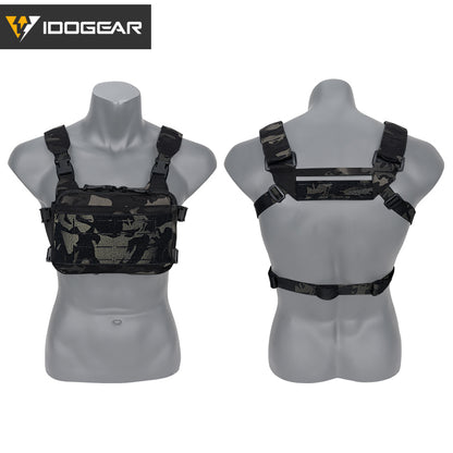 IDOGEAR Tactical KGR Chest Rig Multicam Lightweight Genuine Airsoft Chest Bags 3319
