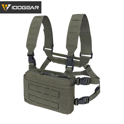 IDOGEAR Tactical KGR Chest Rig Multicam Lightweight Genuine Airsoft Chest Bags 3319