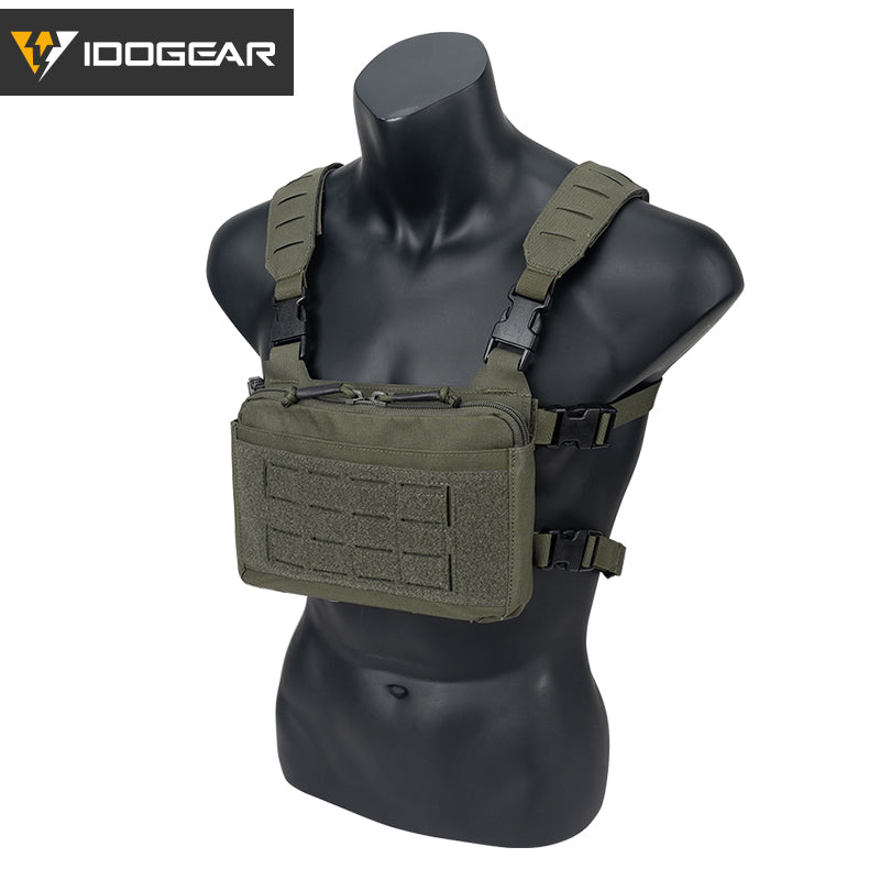 IDOGEAR Tactical KGR Chest Rig Multicam Lightweight Genuine Airsoft Chest Bags 3319
