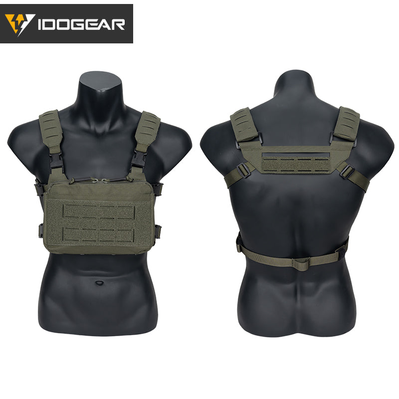 IDOGEAR Tactical KGR Chest Rig Multicam Lightweight Genuine Airsoft Chest Bags 3319