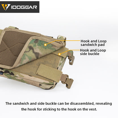 IDOGEAR Tactical KGR Chest Rig Multicam Lightweight Genuine Airsoft Chest Bags 3319