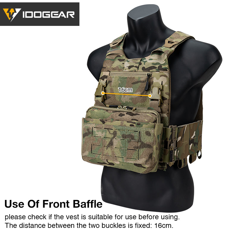 IDOGEAR Tactical KGR Chest Rig Multicam Lightweight Genuine Airsoft Chest Bags 3319
