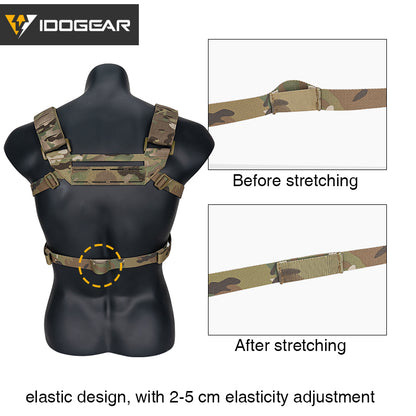 IDOGEAR Tactical KGR Chest Rig Multicam Lightweight Genuine Airsoft Chest Bags 3319