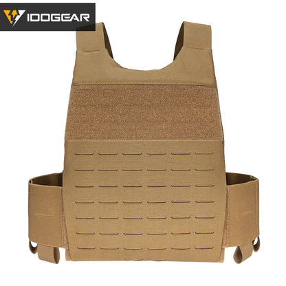 IDOGEAR 3.0 FCSK Quick Release Tactical Vest With Elastic Sides Plate Carrier for Airsoft, Military Combat Vest 3320