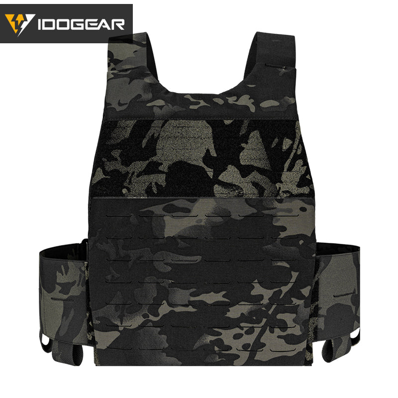 IDOGEAR 3.0 FCSK Quick Release Tactical Vest With Elastic Sides Plate Carrier for Airsoft, Military Combat Vest 3320