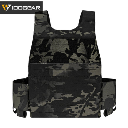IDOGEAR 3.0 FCSK Quick Release Tactical Vest With Elastic Sides Plate Carrier for Airsoft, Military Combat Vest 3320