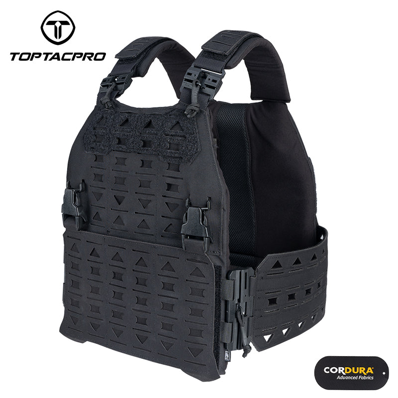 TOPTACPRO Tactical Vest Magnetic Suction Quick Release Buckle Imported Original Fabric Matting Combat Vest 8301