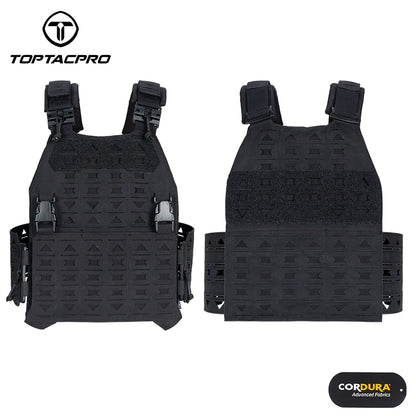 TOPTACPRO Tactical Vest Magnetic Suction Quick Release Buckle Imported Original Fabric Matting Combat Vest 8301