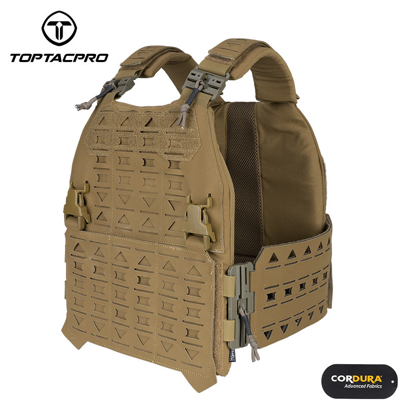 TOPTACPRO Tactical Vest Magnetic Suction Quick Release Buckle Imported Original Fabric Matting Combat Vest 8301
